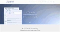 Desktop Screenshot of la-loi-girardin.com