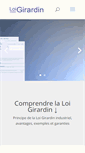 Mobile Screenshot of la-loi-girardin.com
